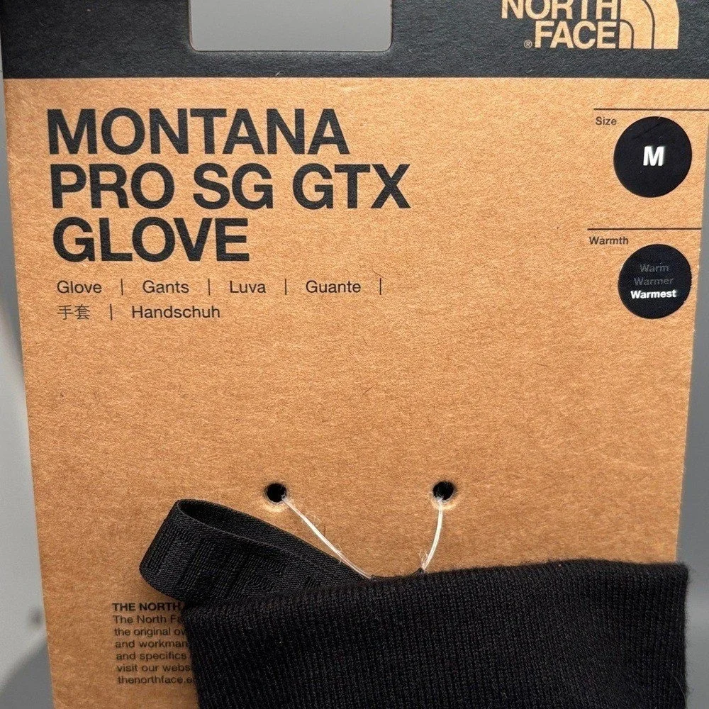 The‎ North Face Montana Pro SG GTX Gore-tex Asphalt Grey Gloves Men's Sz Med NWT